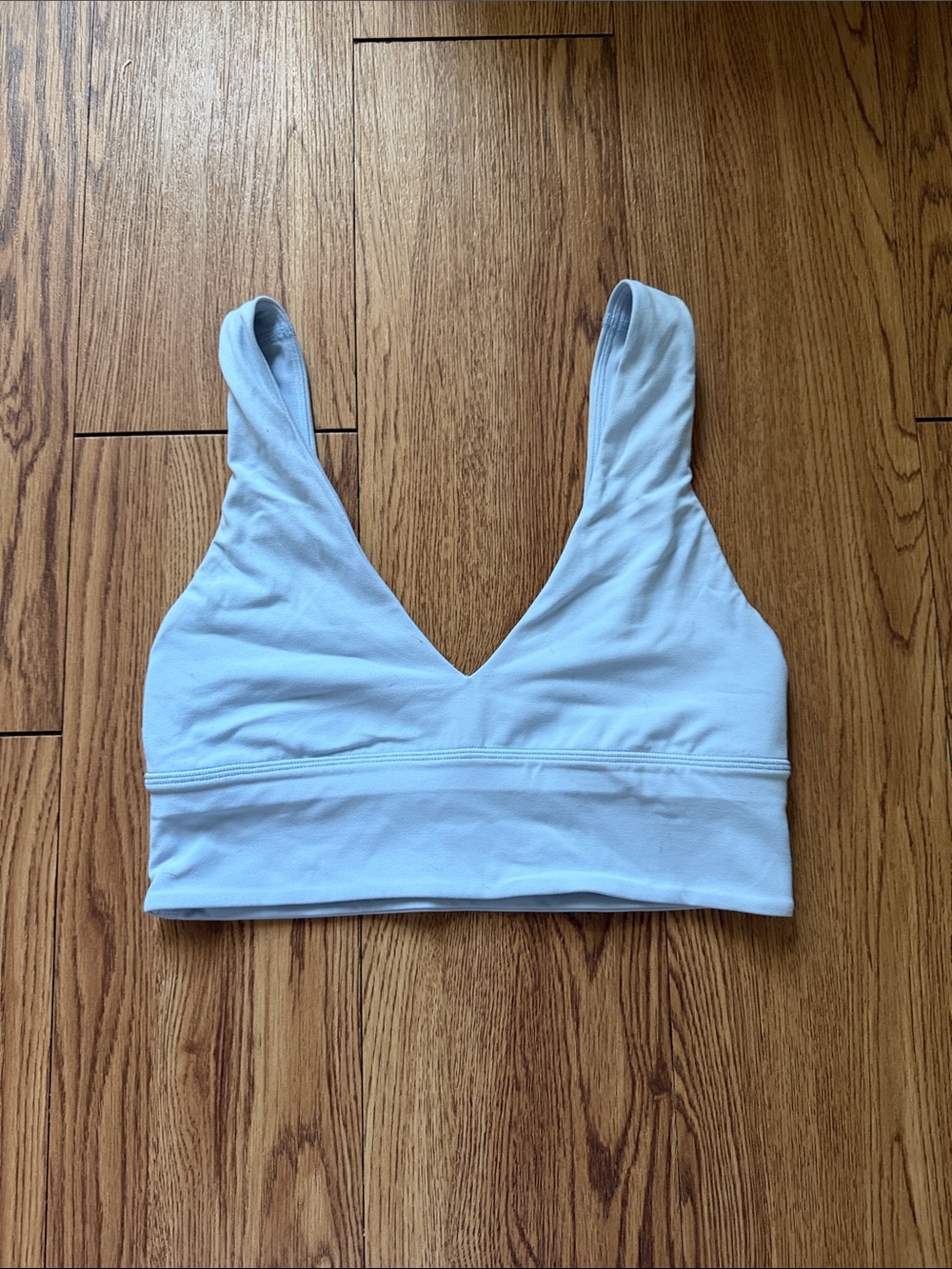 lululemon athletica Light Blue V-Neck Bralette
